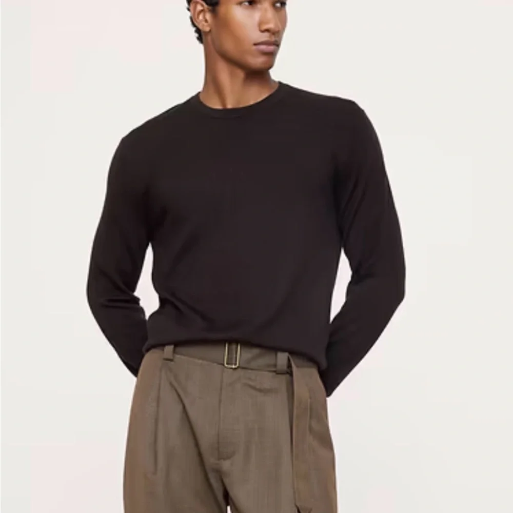 Banana Republic Merino wool crew-neck sweater Heathland Brown size Small